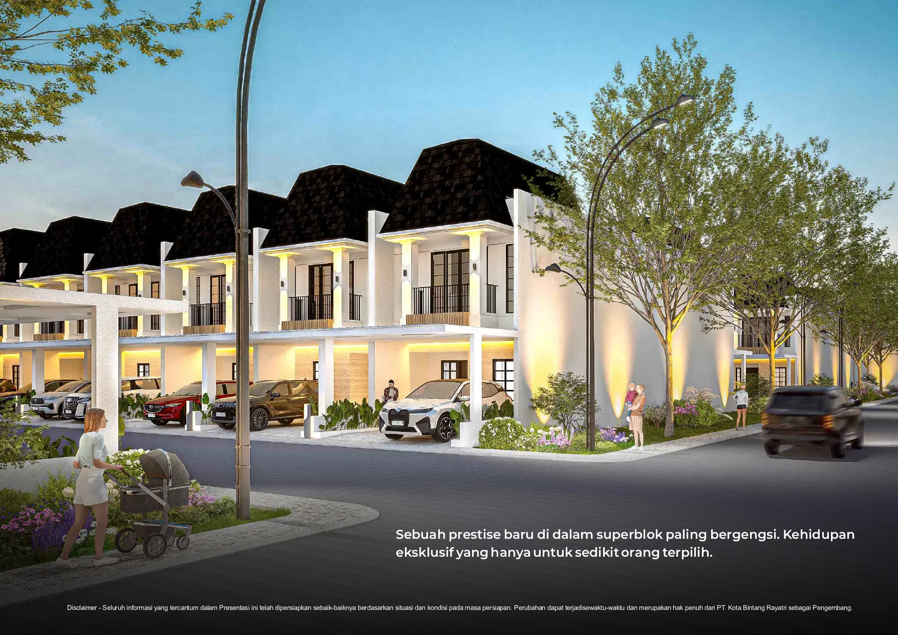 Cluster ROMA - Hunian bergaya Eropa modern dengan desain eksklusif