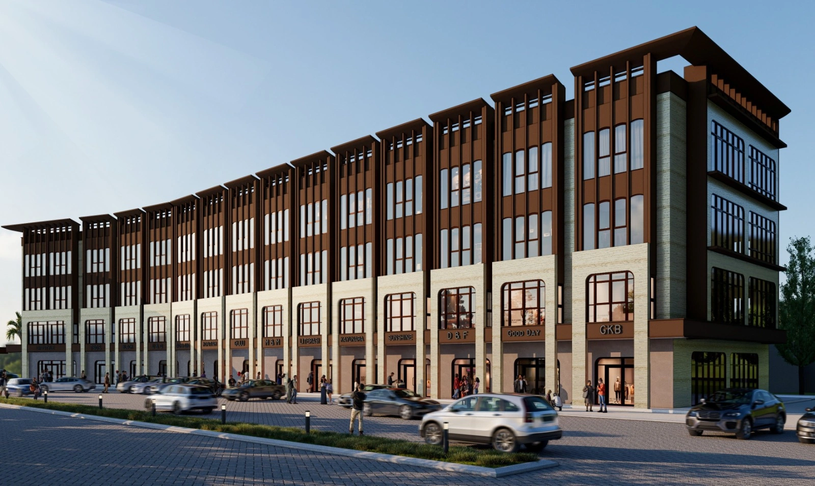 Modern commercial building Type C